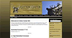Desktop Screenshot of cottoncenterisd.org